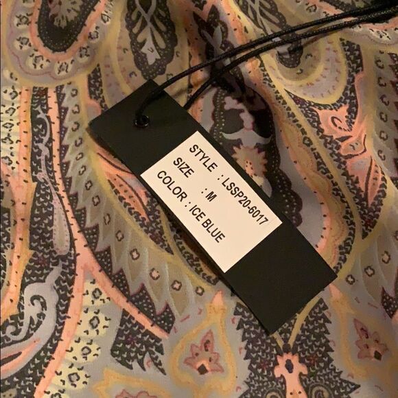 NWT Love Sam Malca paisley dress. Medium - Picture 4 of 10